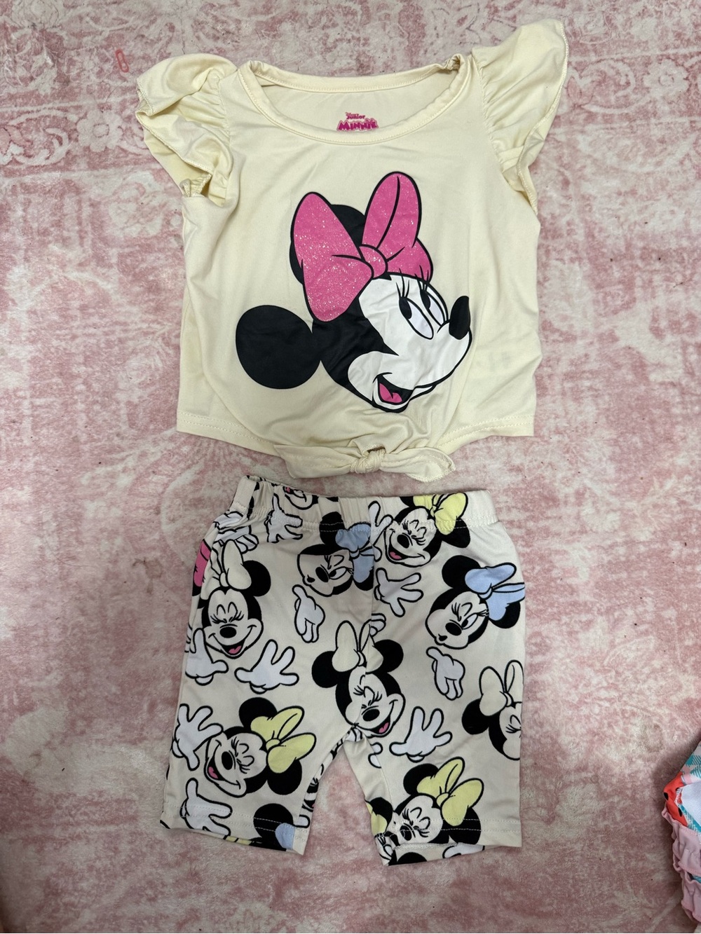 Disney Cream Minnie Mouse Set